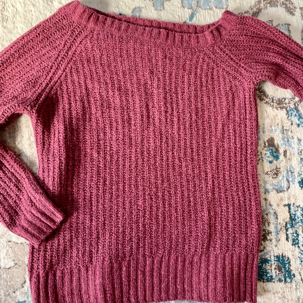American Eagle Off The Shoulder Sweater
